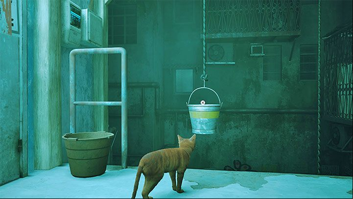You can, among other things, optionally scratch the carpet in the apartment - Stray: Dead City, Chapter 2 - walkthrough - Walkthrough - Stray Guide, Walkthrough