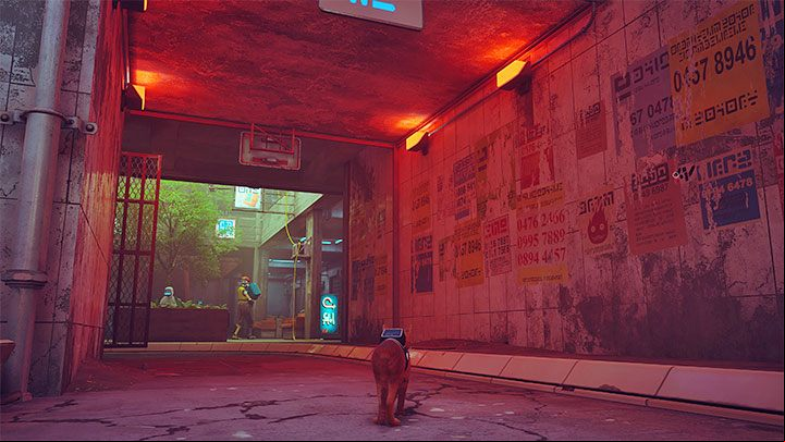 Keep walking along the main street of Midtown - Stray: Midtown, Chapter 10 - walkthrough - Walkthrough - Stray Guide, Walkthrough