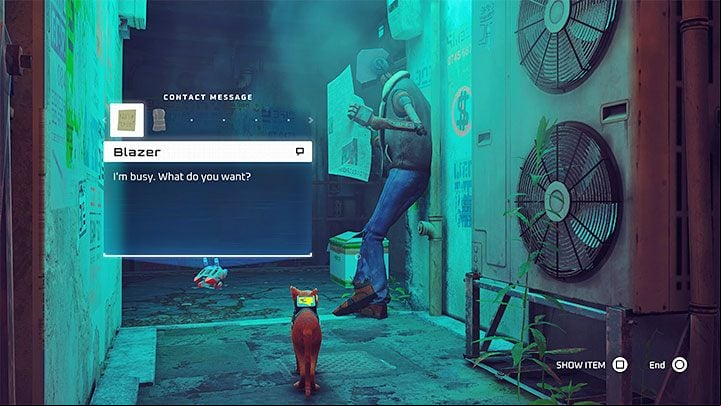 The collaborator of Clementine you are looking for is Blazer - Stray: Midtown, Chapter 10 - walkthrough - Walkthrough - Stray Guide, Walkthrough
