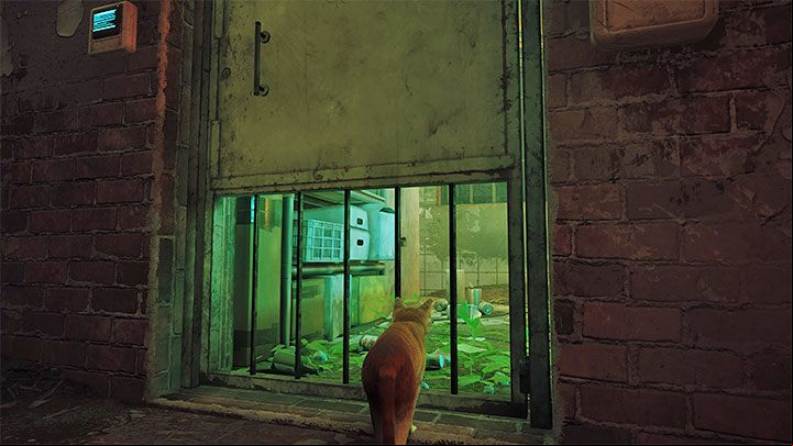You'll reach the cell where Clementine is, but a key will be required - Stray: Jail, Chapter 11 - walkthrough - Walkthrough - Stray Guide, Walkthrough