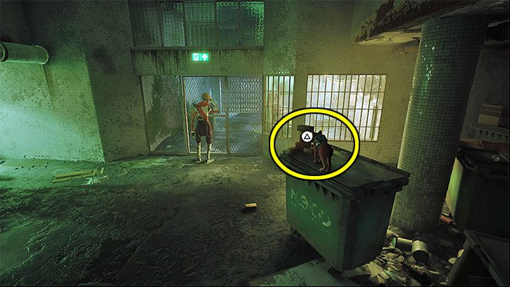 The B-12 is back in action - you can proceed with the escape - Stray: Jail, Chapter 11 - walkthrough - Walkthrough - Stray Guide, Walkthrough