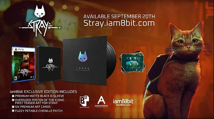 Stray has a collector's edition available, made in collaboration with iam8bit - Stray: Game Editions - Digital, Physical, Collectors - Appendix - Stray Guide, Walkthrough