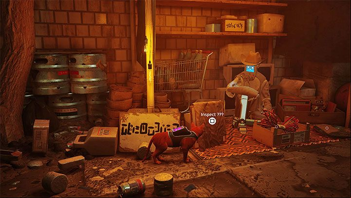 Take the energy drinks to the trader Azooz in the slums - his store is shown in the picture above, and he can be found near the central part of the slums - Stray: Energy drink locations - where to find? - FAQ - Stray Guide, Walkthrough