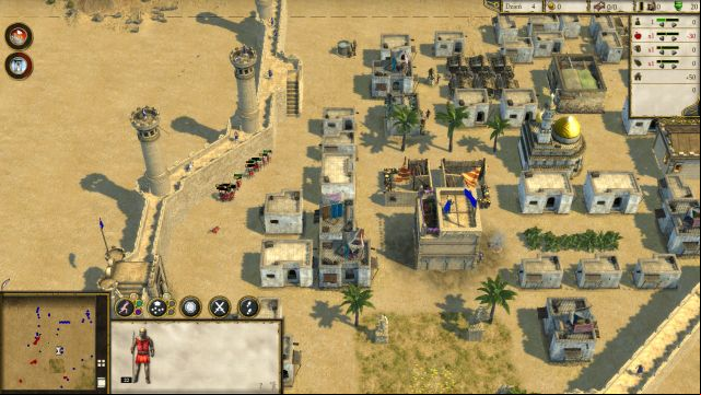 Clear the walls with your Conscripts and Man-at-arms, and send your Swordsmen towards the enemy Lord. - First Blood - Learning Campaign - Lionheart - Stronghold: Crusader II - Game Guide and Walkthrough