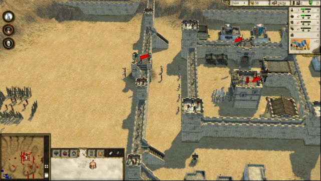 Enemy castle in the last mission is a pure disappointment... - The Horns of Hattin - Learning Campaign - Freedom Fighters - Stronghold: Crusader II - Game Guide and Walkthrough