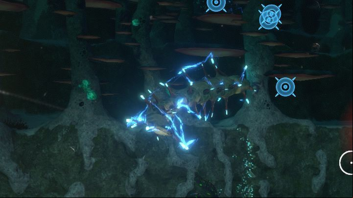 Ampeel found on the border of Mushroom Forest and Bulb Zone. - Subnautica: Mushroom Forest - biome guide - Biomes - Subnautica Game Guide