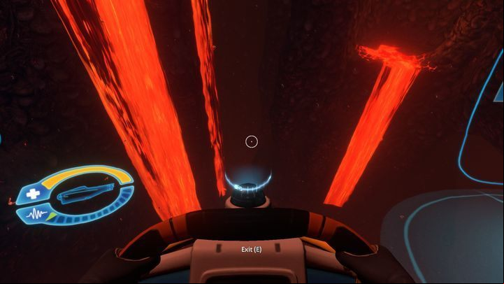Entrance to Lava Lakes. - Subnautica: Lava Lakes - biome guide - Biomes - Subnautica Game Guide