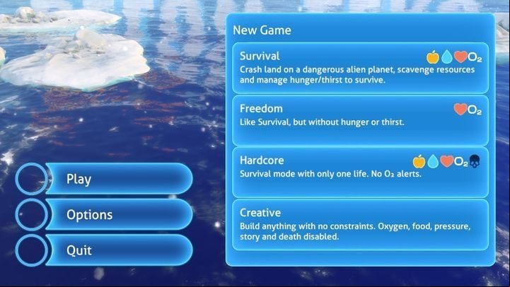 Survival is the basic game mode in Subnautica: Below Zero - Subnautica Below Zero: Game modes - Basics - Subnautica Game Guide