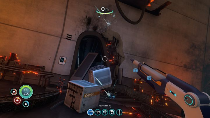 You can eventually get on board once you acquire the Propulsion Cannon - Subnautica: Aurora - how to enter? - FAQ - Subnautica Game Guide