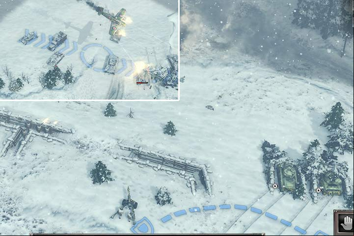 Sandbags, camouflage, infantry in trenches or hidden in bushes, mines, air ... all those small upgrades and can decide the outcome of the battle if you use them well. - Mission 5 - Battle of the Bulge | Allied | Campaign - Allied - Sudden Strike 4 Game Guide