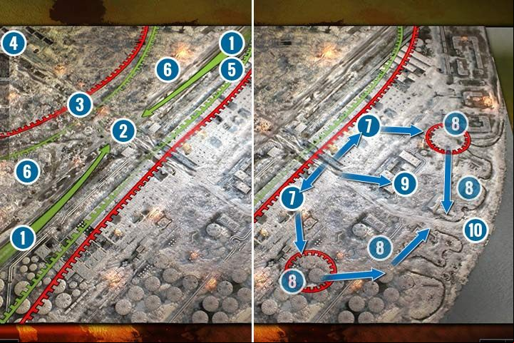 You begin with two infantry units and a single BT-7 for each group - Mission 3 - Battle of Stalingrad | Soviet | Campaign - Soviet - Sudden Strike 4 Game Guide