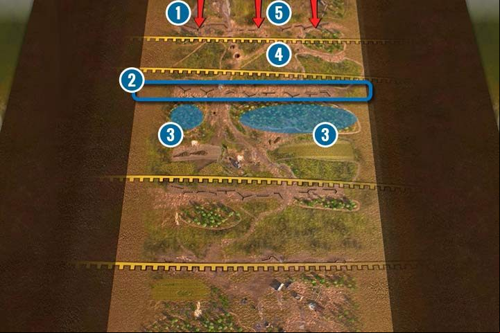 Mines (also available in the doctrine) are very useful here, and should be placed in front of the trenches - Mission 4 - The Battle of Kursk | Soviet | Campaign - Soviet - Sudden Strike 4 Game Guide