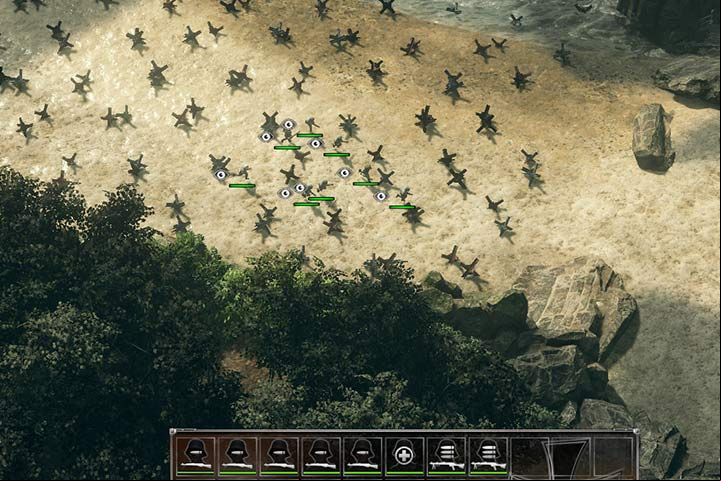 Your soldiers can use various types of terrain to sneak up to the enemy unnoticed, set an ambush, or retreat. - Infantry | Unit types - Unit types - Sudden Strike 4 Game Guide