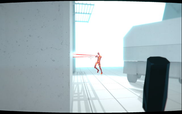 Aim for the legs - a bullet can destroy your improvised weapon - Levels 11-15 - Walkthrough - SUPERHOT - Game Guide and Walkthrough