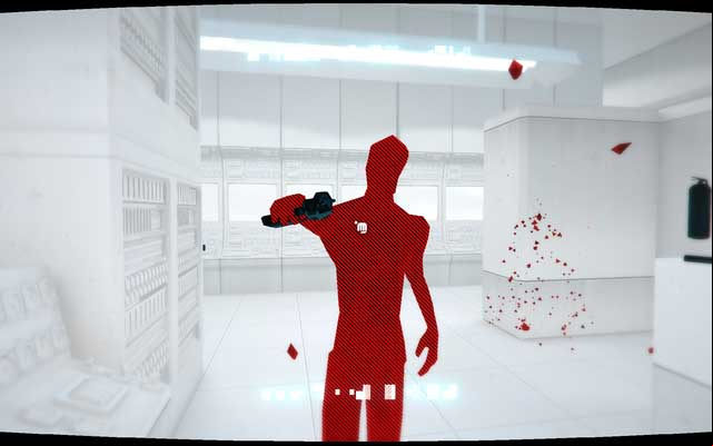 Once you get back on the map, turn around and check if there are any armed enemies nearby - Levels 21-26 - Walkthrough - SUPERHOT - Game Guide and Walkthrough
