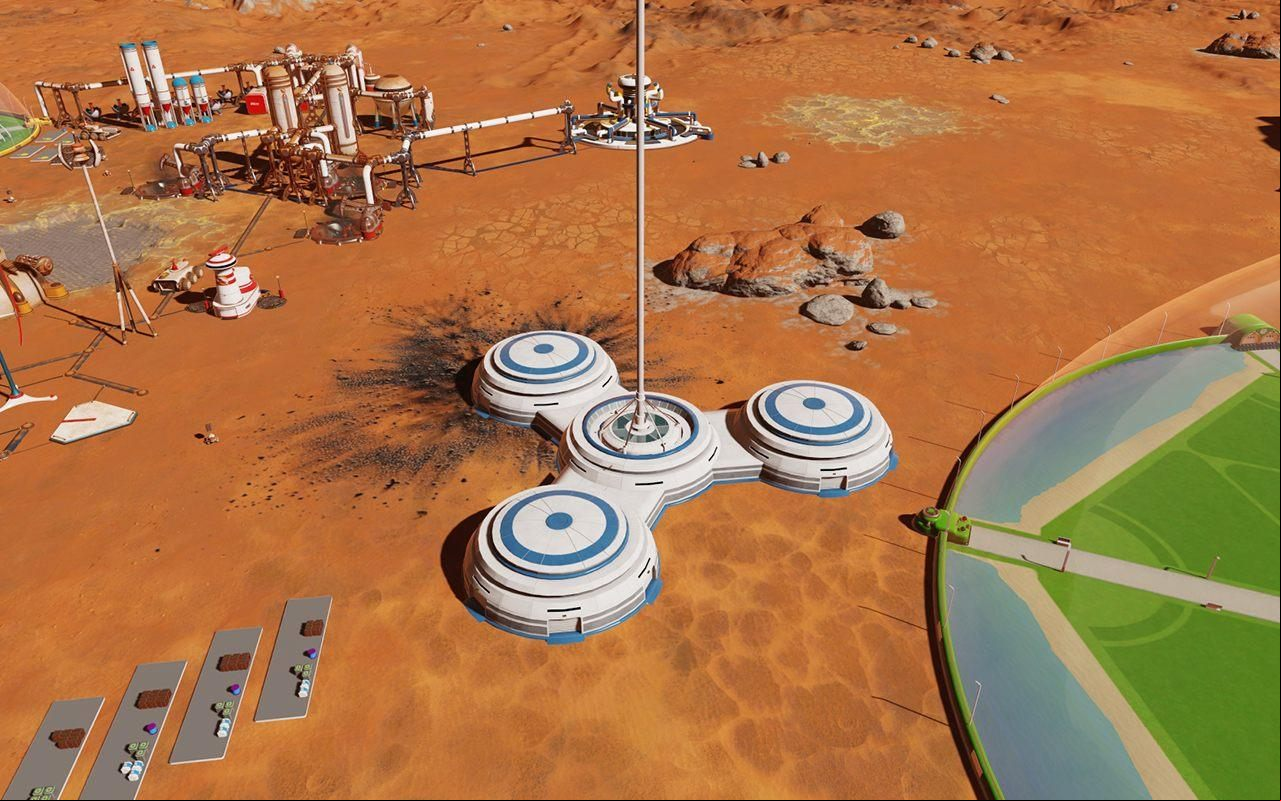 An excellent building - provides metal and rare metals, it does not require any deposits - Wonders in Surviving Mars - Gameplay - Surviving Mars Game Guide