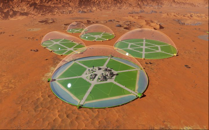 One of the first domes that you are going to build - Expanding your base in Surviving Mars - Gameplay - Surviving Mars Game Guide