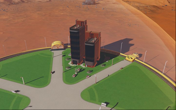 It produces electronics from rare metals - Expanding your base in Surviving Mars - Gameplay - Surviving Mars Game Guide