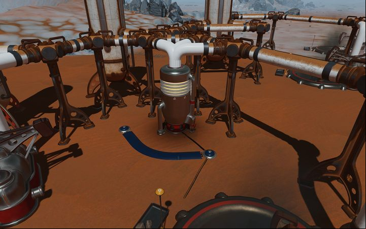 The triboelectric cleaner sweeps the surrounding buildings off dust by using impulses - Expanding your base in Surviving Mars - Gameplay - Surviving Mars Game Guide