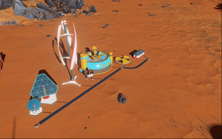 All your extractors, including water extractors (apart from rock waste), generate dust - Distribution and processing of basic resources in Surviving Mars - Extracting and processing resources - Surviving Mars Game Guide