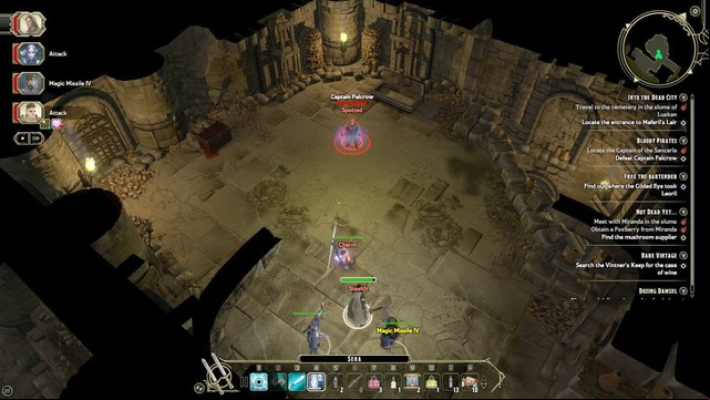 Go to the market district and talk to Ridrien (M5, Karsten Imports) - Bloody Pirates - Side quest | Market District/Slums Walkthrough - Market District / Slums - Sword Coast Legends Game Guide