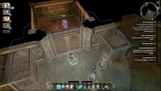 After completing the simple riddle, go to the catacombs - An Eye For An Eye - Main quest | Neverwinter Wood / Evermoors Walkthrough - Neverwinter Wood / Evermoors - Sword Coast Legends Game Guide