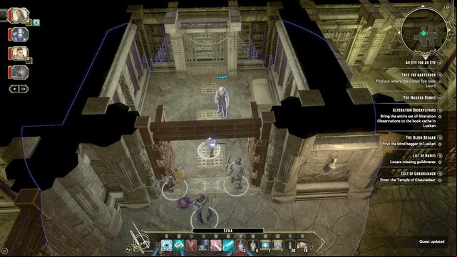 Speak with the bartender in the Cutlass in - Free The Bartender - Side quest | Neverwinter Wood / Evermoors Walkthrough - Neverwinter Wood / Evermoors - Sword Coast Legends Game Guide