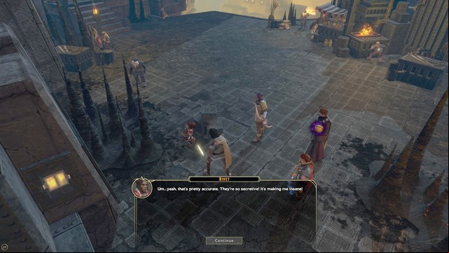Go to Darklake District and talk to Rivet (M11,Rivet) - Remaining side quests | Forlorn Cliffs / Darklake District Walkthrough - Forlorn Cliffs / Darklake District - Sword Coast Legends Game Guide