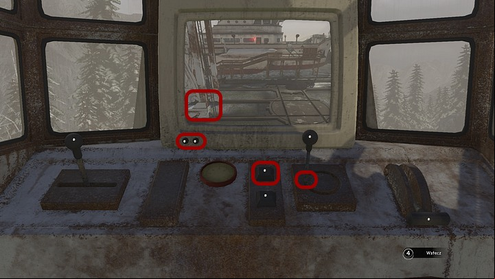 In order to pick up the coal cart the crane must stand closer to the hangar (in the bottom of the screen) - Load the coal on the Krystal | Chapter three | Walkthrough - Chapter three - Syberia 3 Game Guide