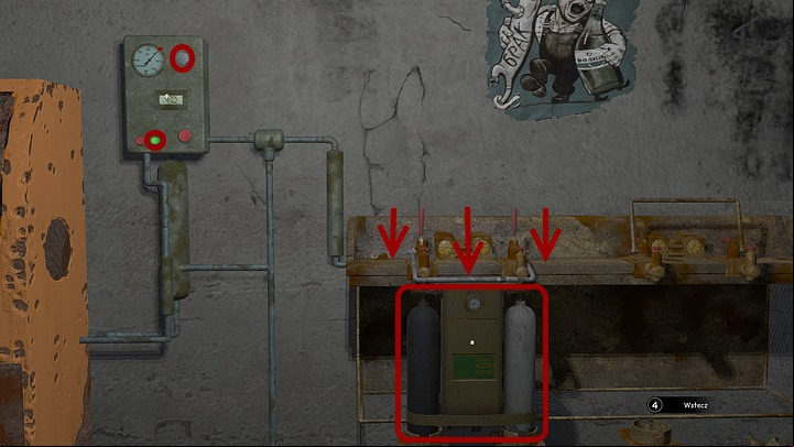 Now take a look at the metal box, that is hanging on the left - Assemble and prepare the diving gear | Chapter three | Walkthrough - Chapter three - Syberia 3 Game Guide