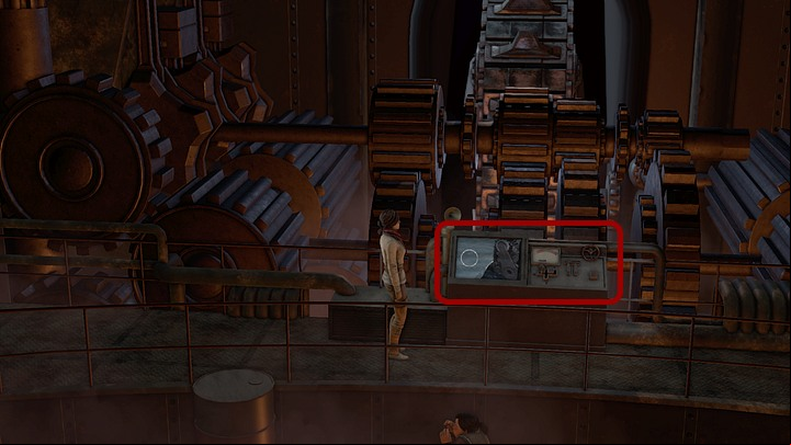 There, take another stairs to get off the catwalk (to the right) and head for the icebreaker control located to the center of another catwalk - Start-up the icebreaker | Chapter four | Walkthrough - Chapter four - Syberia 3 Game Guide