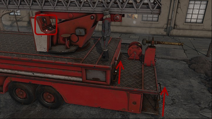 When the automaton exits the truck, go to the back of the truck and climb the two small ladders in order to get to the ladder control - Open the conduits | Chapter six | Walkthrough - Chapter six - Syberia 3 Game Guide