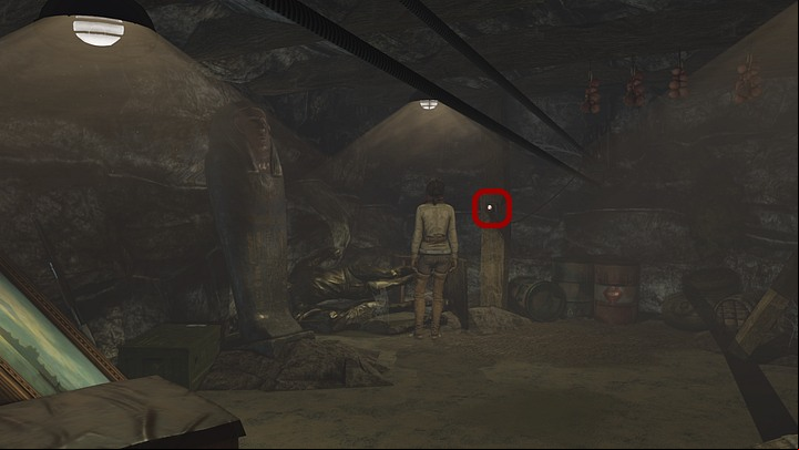 Press the red button on the beam ing the ceiling (vis-a-vis the door) - Get some booze for the watcher - Chapter eight - Syberia 3 Game Guide