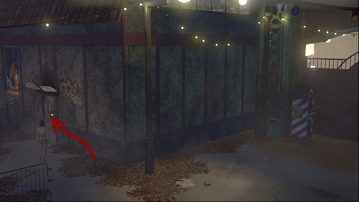 Directly behind it, go left and enter the building through the shabby doors with an awning above it (as shown above) - Repair the automaton | Chapter five | Walkthrough - Chapter five - Syberia 3 Game Guide