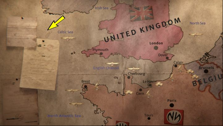 On the left, you will find reports with tips on how to place the proper units on the map - Syberia The World Before: London - Foreign Office - walkthrough - Walkthrough - Syberia The World Before Guide