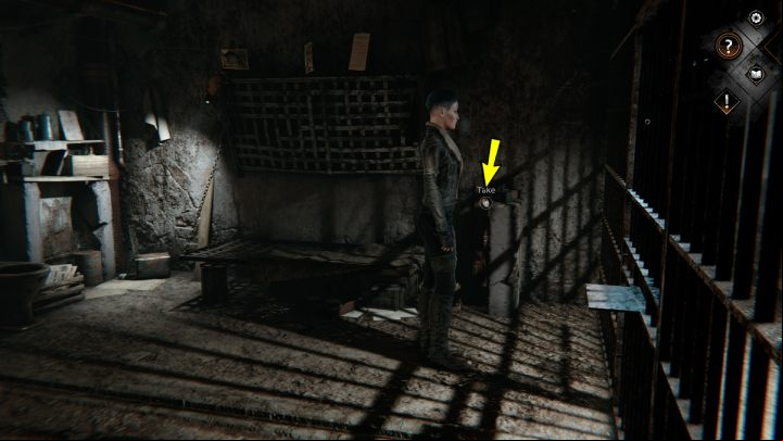 Use the faucet by the wall - Siberia The World Before: Iron Taiga area - salt mine, winter 2004 part 1 - walkthrough - Walkthrough - Syberia The World Before Guide