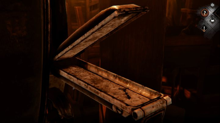 Go down to the first floor of the building and examine Leni's wheelchair - Syberia The World Before: Vaghen - Silberspiegel refuge, autumn 2005 part 4 - walkthrough - Walkthrough - Syberia The World Before Guide