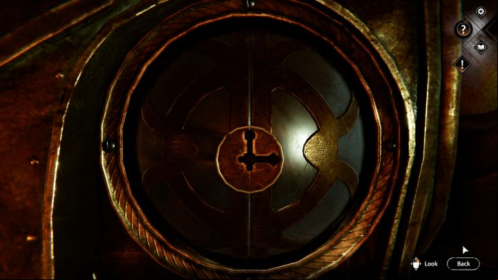 Set the key correctly and use it on the lock to the heart of the machine - Syberia The World Before: Vaghen - Silberspiegel refuge, autumn 2005 part 4 - walkthrough - Walkthrough - Syberia The World Before Guide