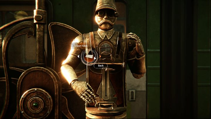Examine the number plate at the 3rd train car - Syberia The World Before: Central train station - walkthrough - Walkthrough - Syberia The World Before Guide