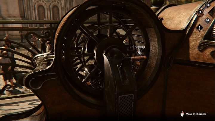 Move the camera to the left and pull the lever down - Syberia The World Before: Vaghen - Musician district, spring 1937 - walkthrough - Walkthrough - Syberia The World Before Guide