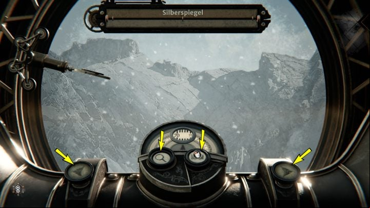 Examine the telescope on the terrace and put a coin in it (use your wallet) - Syberia The World Before: Vaghen - Silberspiegel refuge, autumn 2005 part 1 - walkthrough - Walkthrough - Syberia The World Before Guide