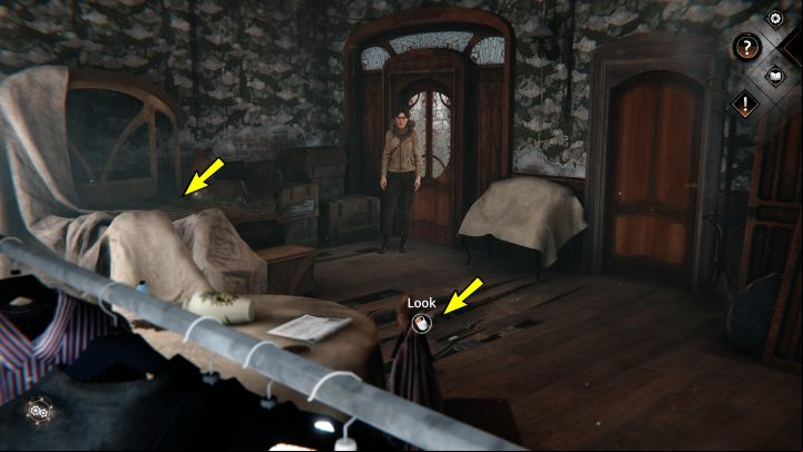 Go to the second floor - Siberia The World Before: Vaghen - Bridge of Mists, autumn 2005 part 1 - walkthrough - Walkthrough - Syberia The World Before Guide