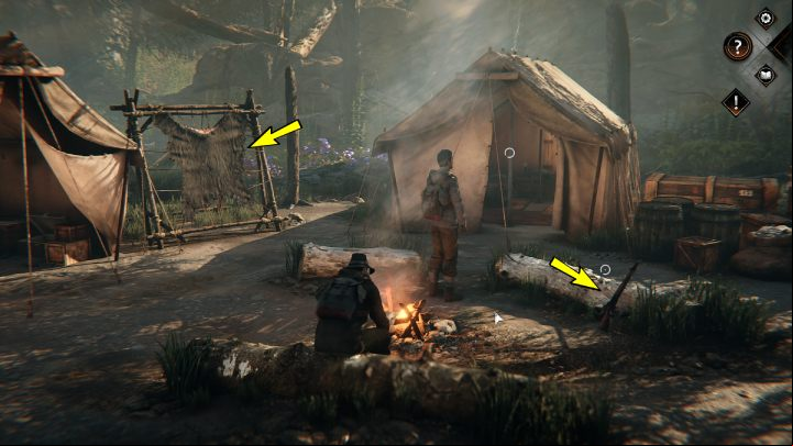 Come out of the tent and inspect - Siberia The World Before: Baltayar - Mountain, autumn 1937 - walkthrough - Walkthrough - Syberia The World Before Guide
