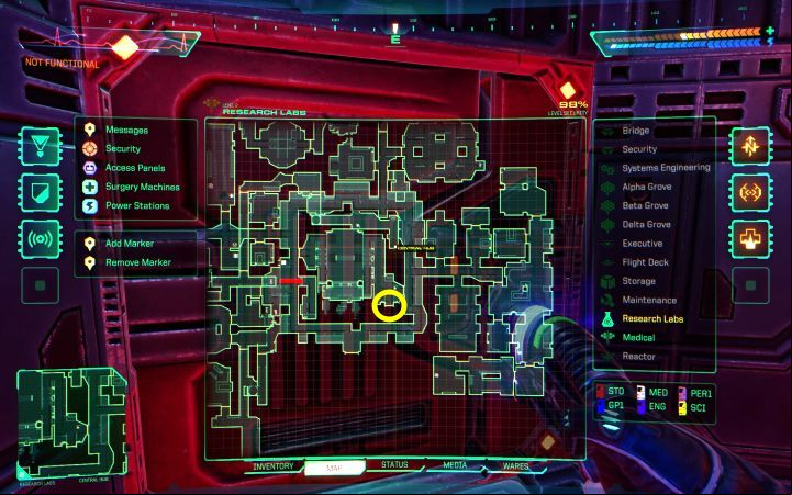 You can unlock the evil ending early in the game - while exploring the second deck Research laboratories - System Shock Remake: Bad ending - Endings - System Shock Remake Guide