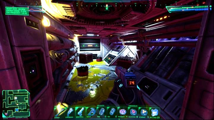 You can destroy barrels with poisonous substances - System Shock Remake: How to avoid radiation and biological contamination? - FAQ - System Shock Remake Guide