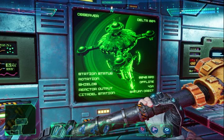 Mining laser is one of the main elements of the Citadel you explore in the game - System Shock Remake: Disabling the mining laser - puzzle solution - Puzzles - System Shock Remake Guide