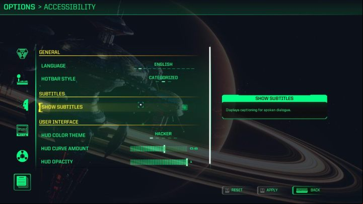 You can change the language at any time, not just in the main menu - System Shock Remake: Language versions - Appendix - System Shock Remake Guide