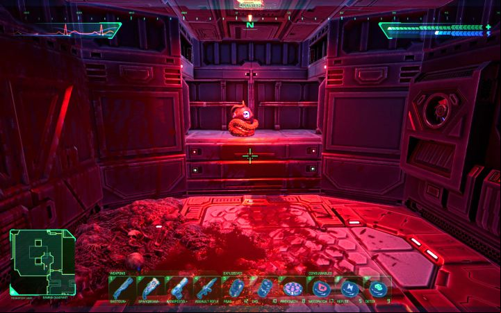 The last flight will allow you to reach a secret location with a Skully - System Shock Remake: All Skully - Secrets and Collectibles - System Shock Remake Guide
