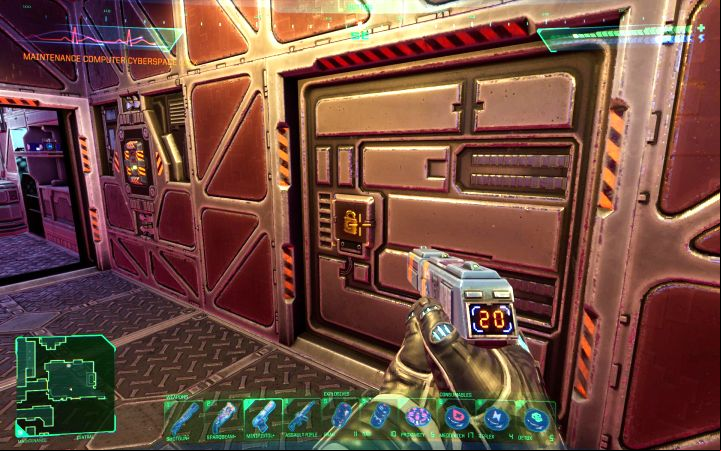 Finally, you need to unlock the very Computer Node room - System Shock Remake: Reactor Self-Destruct Procedure - puzzle description - Puzzles - System Shock Remake Guide