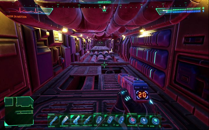 You can now go down the southern corridors and windows - System Shock Remake: Jettisoning the Beta Grove at the Executive level - puzzle description - Puzzles - System Shock Remake Guide